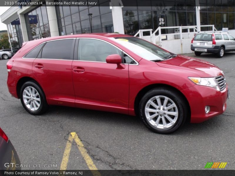 Barcelona Red Metallic / Ivory 2010 Toyota Venza I4