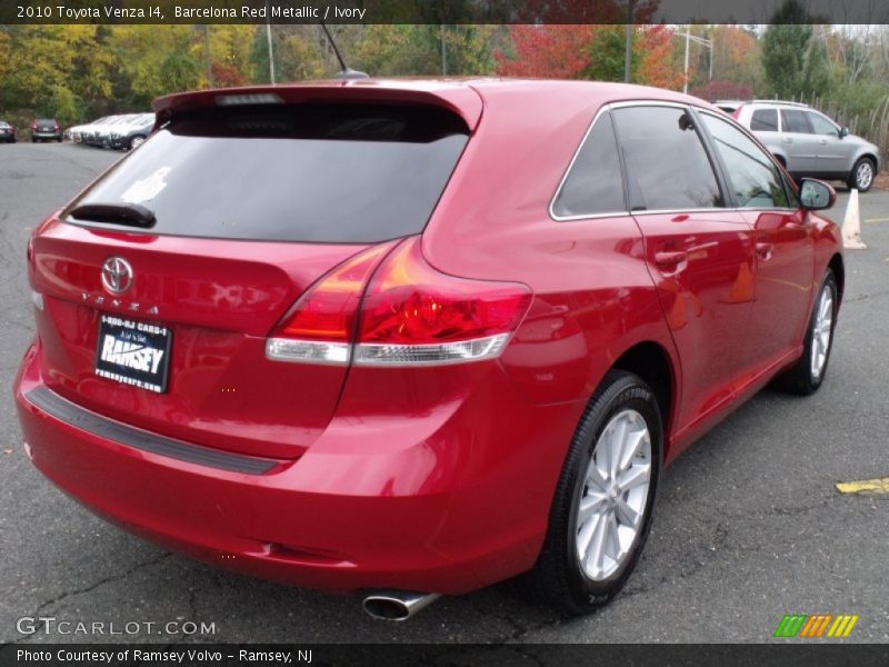 Barcelona Red Metallic / Ivory 2010 Toyota Venza I4