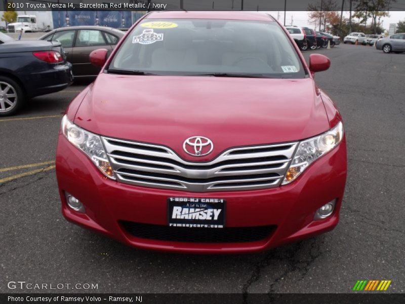 Barcelona Red Metallic / Ivory 2010 Toyota Venza I4