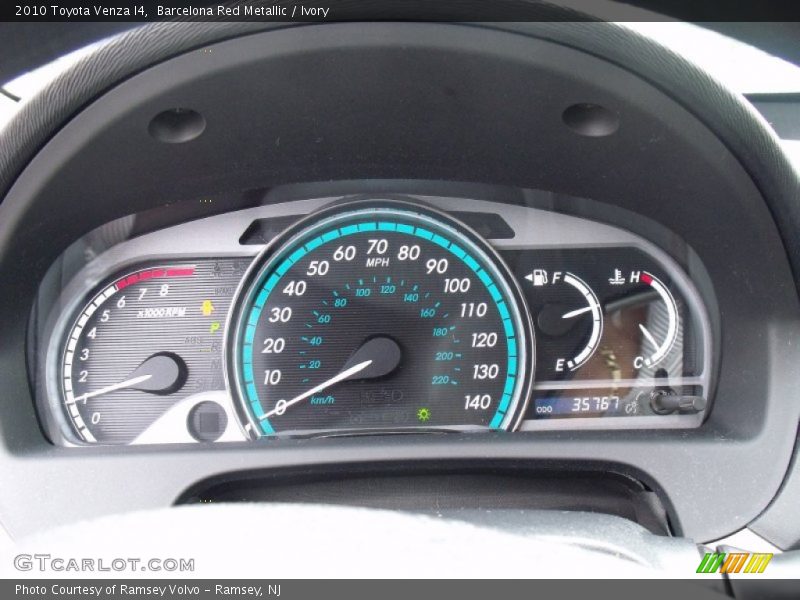Barcelona Red Metallic / Ivory 2010 Toyota Venza I4