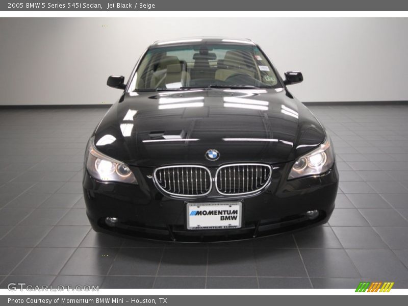 Jet Black / Beige 2005 BMW 5 Series 545i Sedan