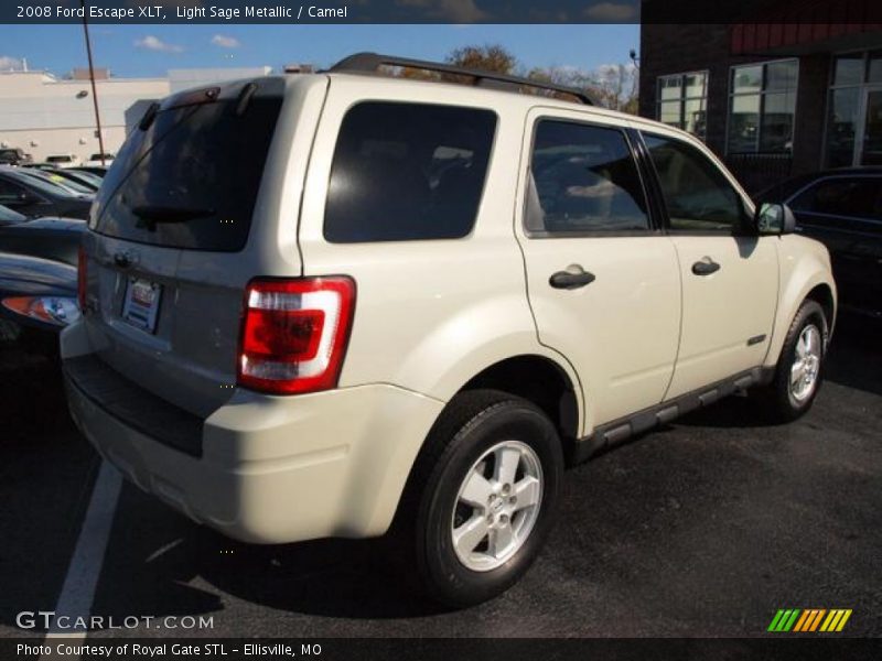 Light Sage Metallic / Camel 2008 Ford Escape XLT