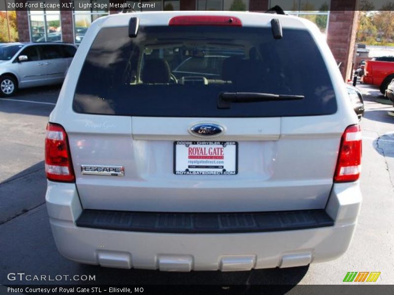 Light Sage Metallic / Camel 2008 Ford Escape XLT