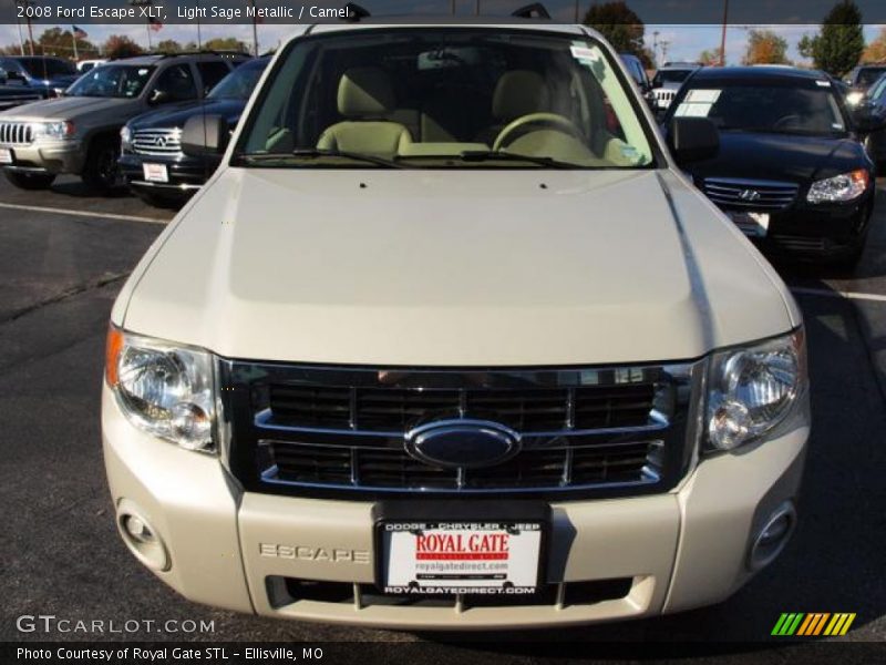 Light Sage Metallic / Camel 2008 Ford Escape XLT
