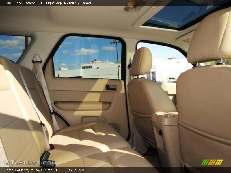Light Sage Metallic / Camel 2008 Ford Escape XLT