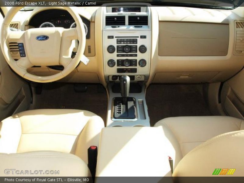 Light Sage Metallic / Camel 2008 Ford Escape XLT