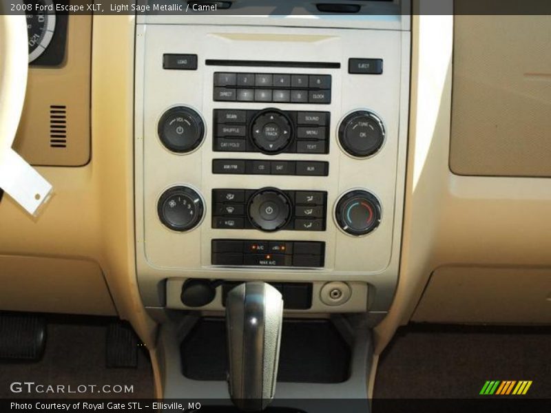 Light Sage Metallic / Camel 2008 Ford Escape XLT