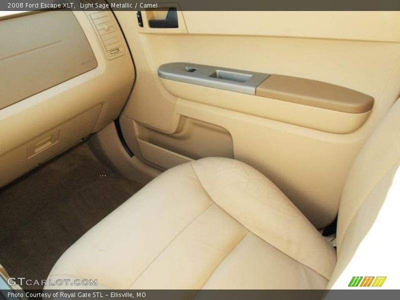 Light Sage Metallic / Camel 2008 Ford Escape XLT