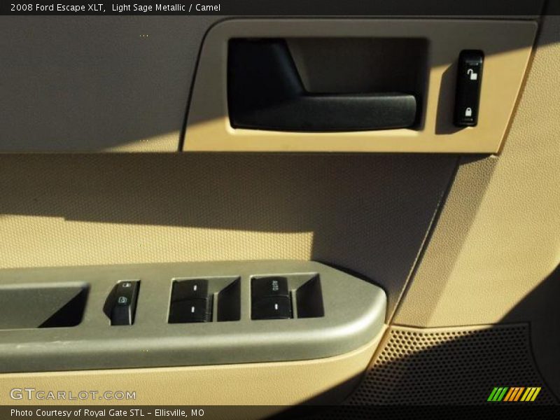 Light Sage Metallic / Camel 2008 Ford Escape XLT