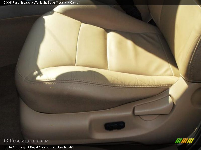 Light Sage Metallic / Camel 2008 Ford Escape XLT