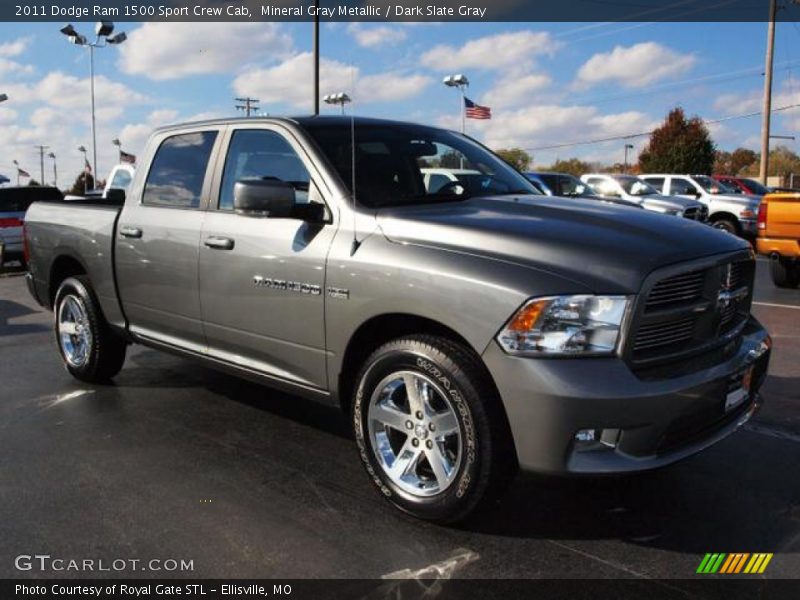 Mineral Gray Metallic / Dark Slate Gray 2011 Dodge Ram 1500 Sport Crew Cab