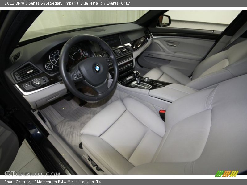 Imperial Blue Metallic / Everest Gray 2012 BMW 5 Series 535i Sedan
