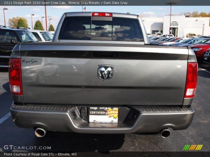 Mineral Gray Metallic / Dark Slate Gray 2011 Dodge Ram 1500 Sport Crew Cab