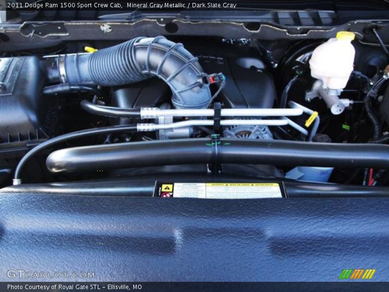 Mineral Gray Metallic / Dark Slate Gray 2011 Dodge Ram 1500 Sport Crew Cab