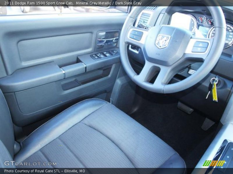 Mineral Gray Metallic / Dark Slate Gray 2011 Dodge Ram 1500 Sport Crew Cab