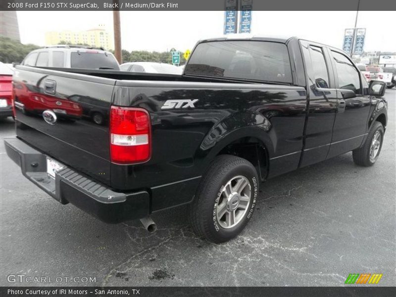 Black / Medium/Dark Flint 2008 Ford F150 STX SuperCab