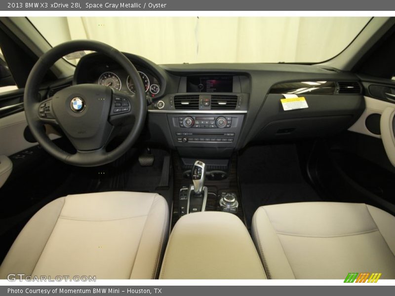 Space Gray Metallic / Oyster 2013 BMW X3 xDrive 28i