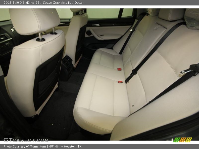 Space Gray Metallic / Oyster 2013 BMW X3 xDrive 28i