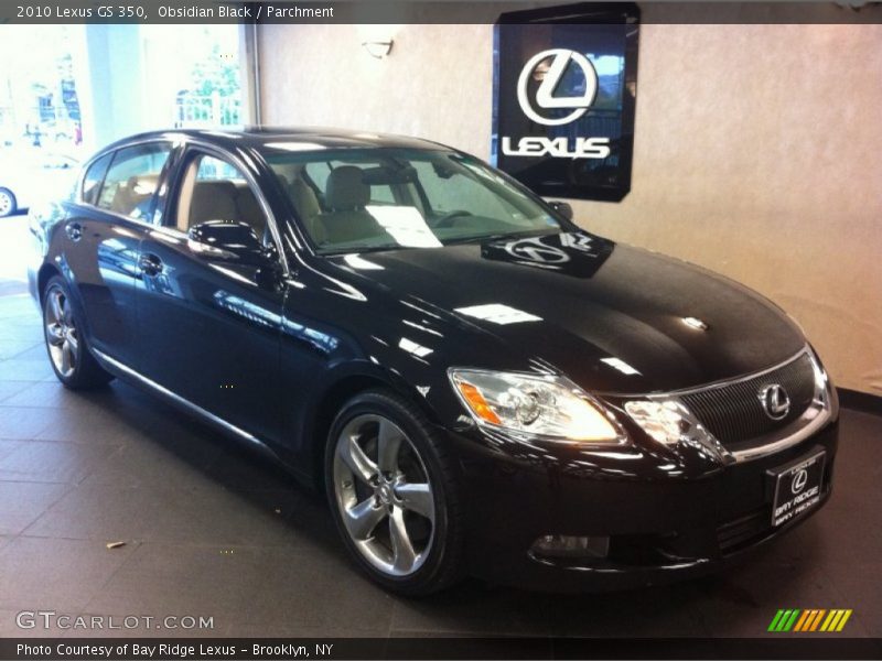 Obsidian Black / Parchment 2010 Lexus GS 350