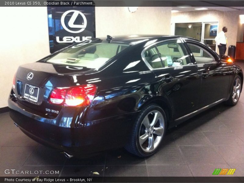 Obsidian Black / Parchment 2010 Lexus GS 350