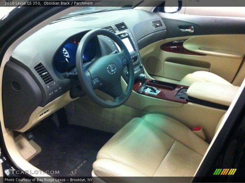 Obsidian Black / Parchment 2010 Lexus GS 350