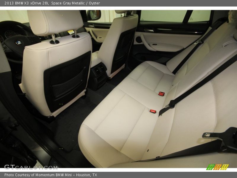 Space Gray Metallic / Oyster 2013 BMW X3 xDrive 28i