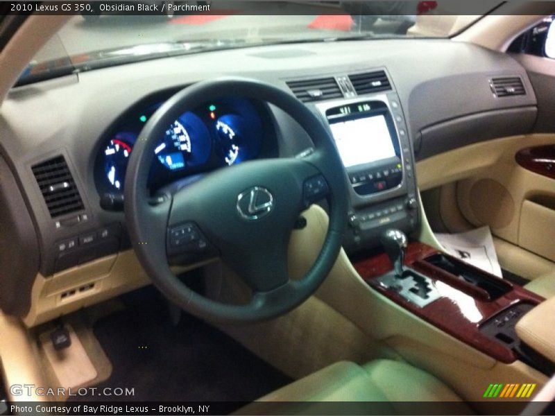 Obsidian Black / Parchment 2010 Lexus GS 350