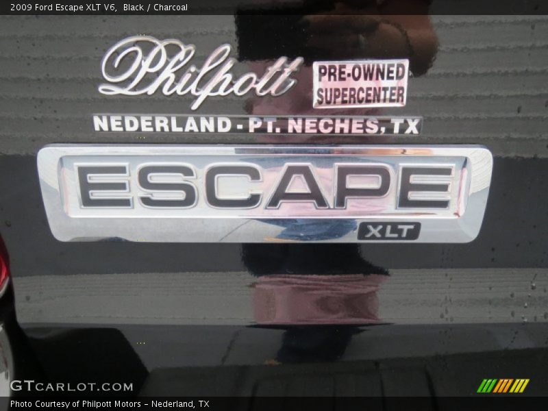 Black / Charcoal 2009 Ford Escape XLT V6