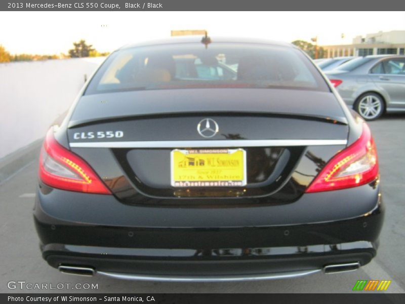 Black / Black 2013 Mercedes-Benz CLS 550 Coupe