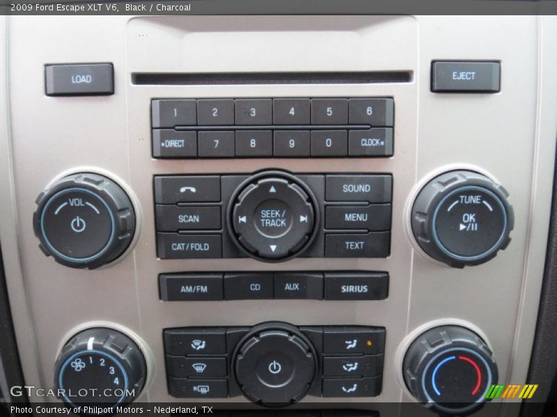Black / Charcoal 2009 Ford Escape XLT V6