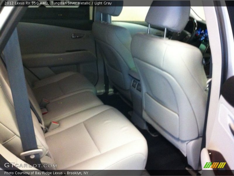 Tungsten Silver Metallic / Light Gray 2012 Lexus RX 350 AWD