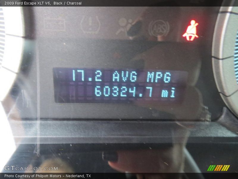 Black / Charcoal 2009 Ford Escape XLT V6