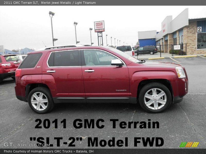 Merlot Jewel Metallic / Light Titanium 2011 GMC Terrain SLT