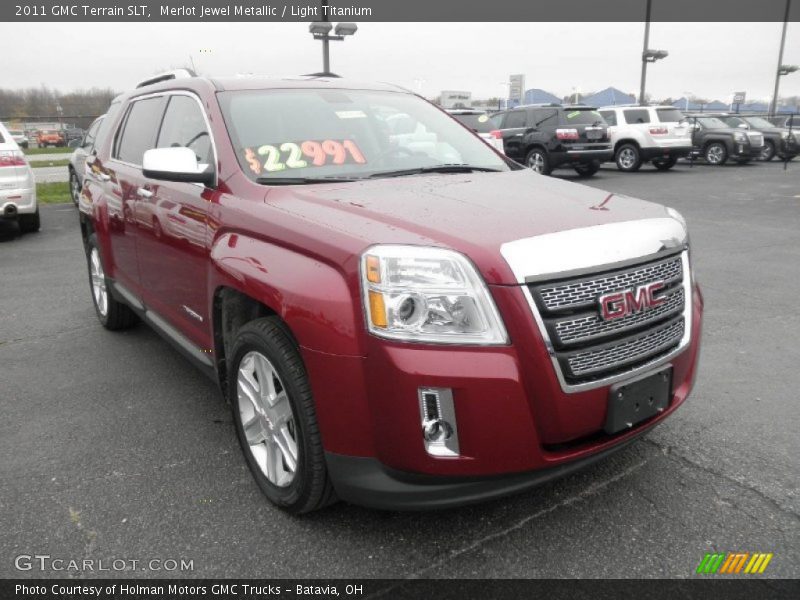 Merlot Jewel Metallic / Light Titanium 2011 GMC Terrain SLT