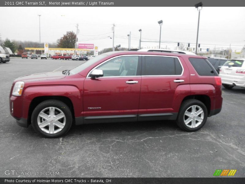 Merlot Jewel Metallic / Light Titanium 2011 GMC Terrain SLT