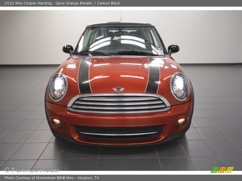 Spice Orange Metallic / Carbon Black 2012 Mini Cooper Hardtop
