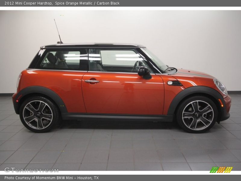 Spice Orange Metallic / Carbon Black 2012 Mini Cooper Hardtop