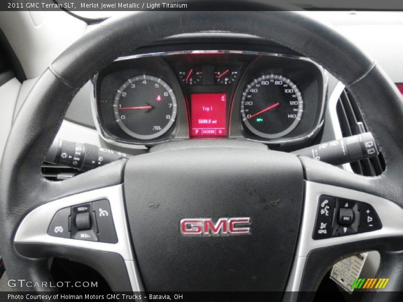 Merlot Jewel Metallic / Light Titanium 2011 GMC Terrain SLT