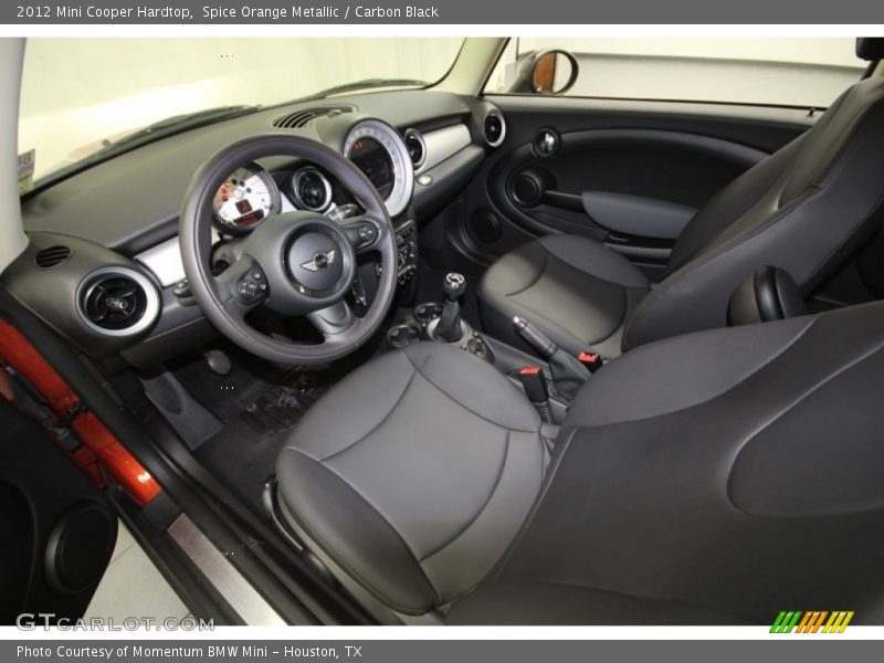 Spice Orange Metallic / Carbon Black 2012 Mini Cooper Hardtop