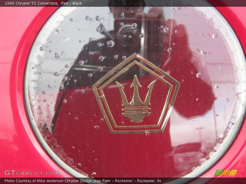 Red / Black 1990 Chrysler TC Convertible