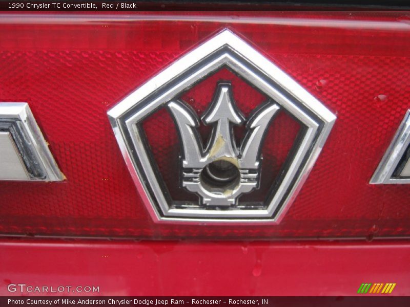 Red / Black 1990 Chrysler TC Convertible