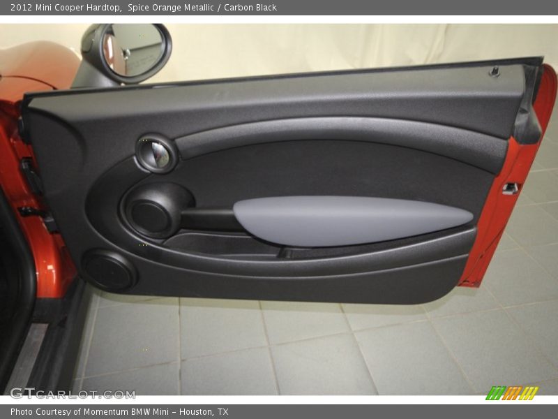 Spice Orange Metallic / Carbon Black 2012 Mini Cooper Hardtop