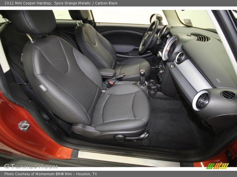 Spice Orange Metallic / Carbon Black 2012 Mini Cooper Hardtop
