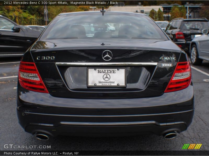 Magnetite Black Metallic / Black 2012 Mercedes-Benz C 300 Sport 4Matic