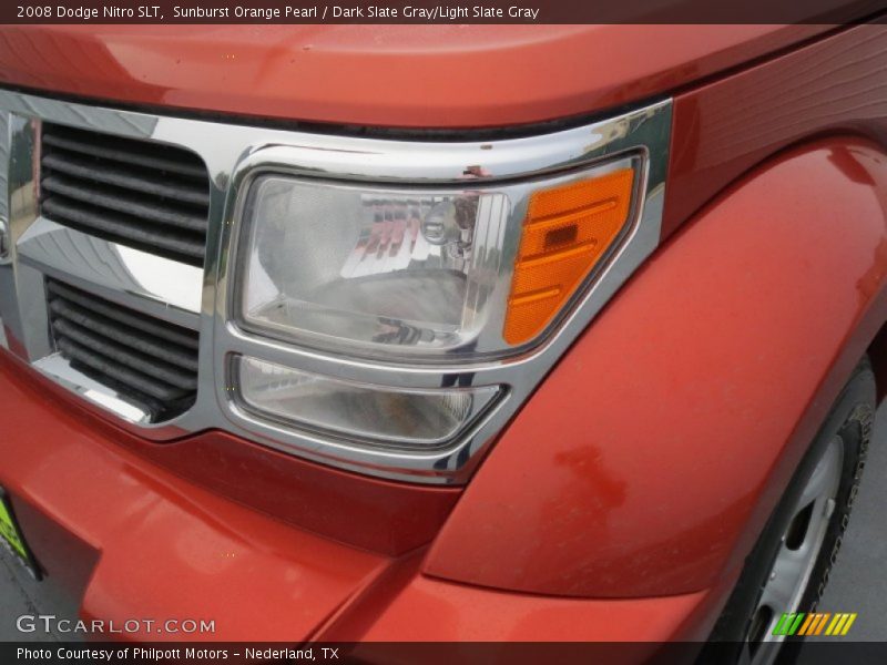 Sunburst Orange Pearl / Dark Slate Gray/Light Slate Gray 2008 Dodge Nitro SLT