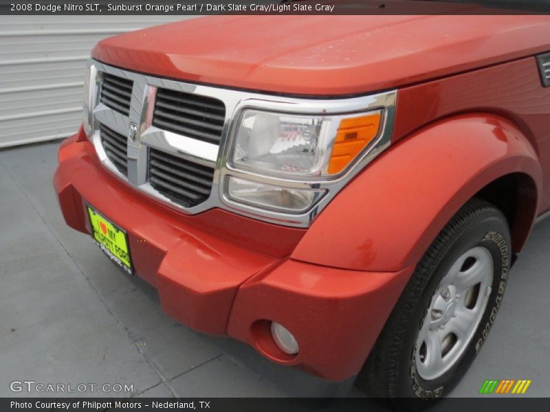 Sunburst Orange Pearl / Dark Slate Gray/Light Slate Gray 2008 Dodge Nitro SLT