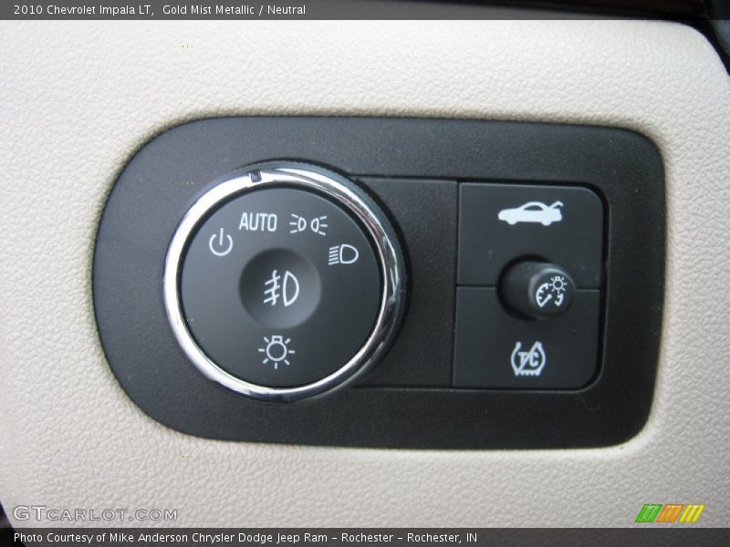 Gold Mist Metallic / Neutral 2010 Chevrolet Impala LT