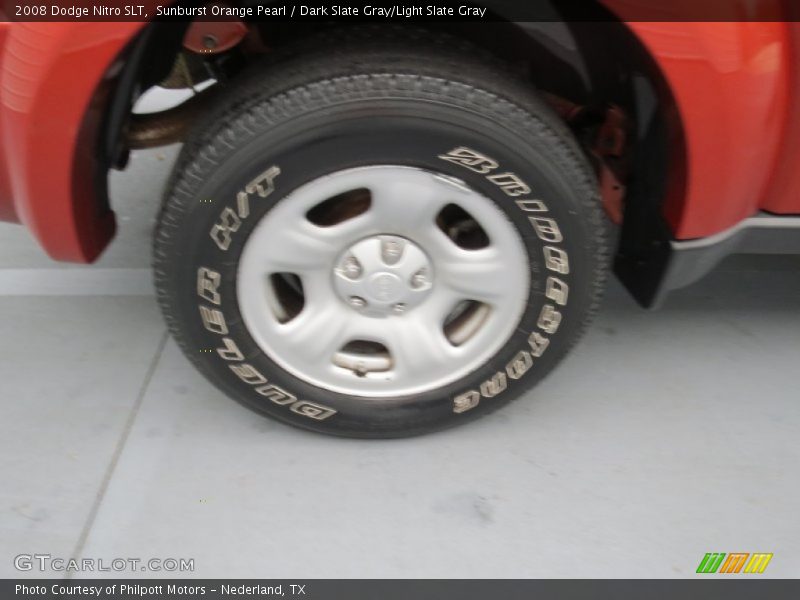 Sunburst Orange Pearl / Dark Slate Gray/Light Slate Gray 2008 Dodge Nitro SLT