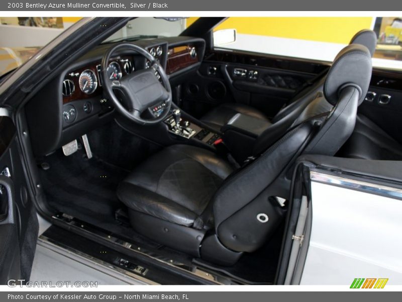 Front Seat of 2003 Azure Mulliner Convertible