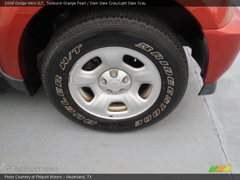 Sunburst Orange Pearl / Dark Slate Gray/Light Slate Gray 2008 Dodge Nitro SLT